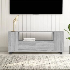 815472 vidaXL Comodă TV, gri sonoma, 120x35x48 cm, lemn prelucrat