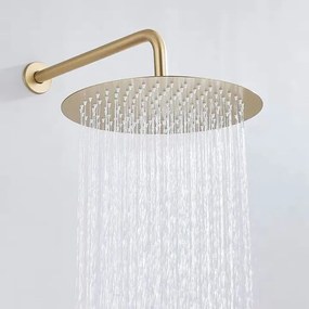 Cap de dus Rea auriu periat 25cm