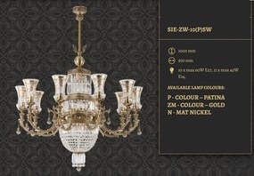Candelabru regal, elegant design LUX Sienna