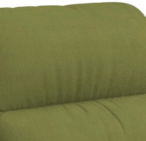 Fotoliu rabatabil electric, verde deschis, catifea