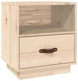 818295 vidaXL Noptieră, 40x34x45 cm, lemn masiv de pin