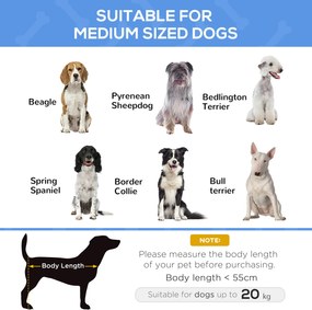 PawHut Pat Ridicat pentru Câini, Pat de Camping pentru Câini și Pisici cu Tetieră, Material Texteline Respirabil, pentru Interior și Exterior, 106 x 81 x 33 cm, Negru | Aosom Romania