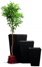 Ghiveci de flori Rattan planter, mărime M