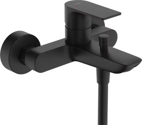 Baterie cada - dus Hansgrohe Rebris E monocomanda negru mat