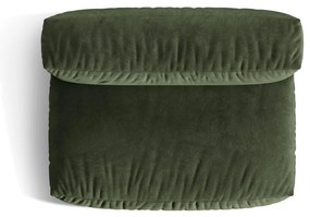 Modul pentru canapea modulară verde cu tapițerie din catifea (de mijloc) Martina – Micadoni