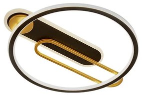 Plafonieră LED dimabilă LED/60W/230V 3000-6500K negru + telecomandă