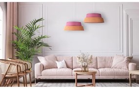 Lustră pe cablu Duolla GALAXY 1xE27/40W/230V d. 50 cm roz