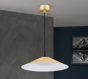 Lustra LED diamabila, Pendul metalic GOURMET Brushed Brass