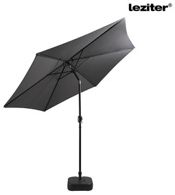 Parasol de grădină Gina gri 300 cm