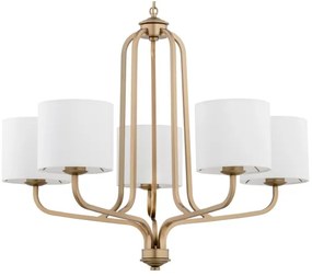 Lustră pe lanț MARANELLO 5xE27/15W/230V Argon 2172