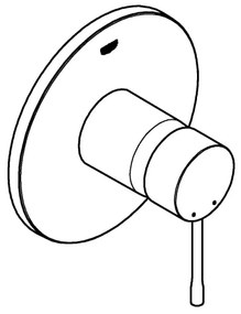 GROHE 24057001 - Baterie de duș ESSENCE, crom lucios