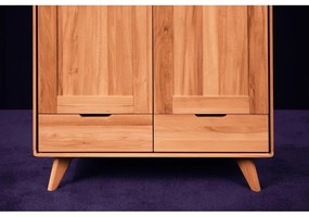 Dulap din lemn de fag 90x180 cm Greg - The Beds