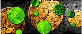 Tablou abstract - Bilă (120x50 cm)