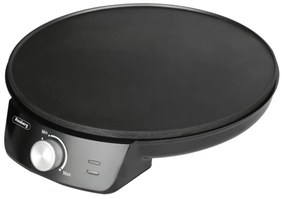 Resigilat: Aparat pentru clatite Rosberg R51323A, 1200W, 30 cm, Antiaderent, Reglare temperatura, Negru