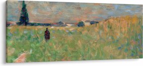 Tablou - Georges Seurat, A Summer Landscape, reproducere (120x50 cm)