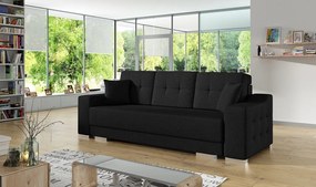 Canapea trei locuri Clay (negru). 601436