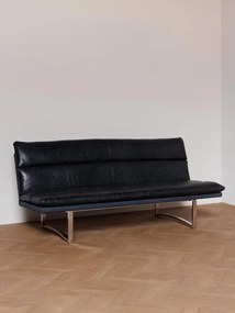 Canapea premium, 3 locuri, piele naturala, Caspien