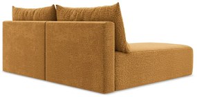 Colțar portocaliu extensibil/cu spațiu de depozitare (cu colț pe partea stângă) Kalena – Makamii