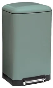 Cos gunoi Retro Line, verde, 30 litri, metal, cu pedala,  34 x 32 x 61 cm, greutate 4 KG