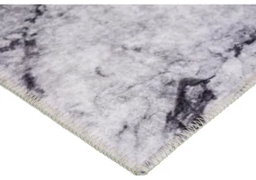 Covor gri deschis lavabil 80x50 cm - Vitaus