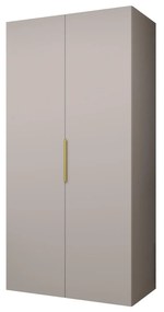 Dulap de haine 100 cm Mirabella 1 (Cașmir + Auriu). 1126346