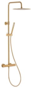 KFA Armatura 5736-920-31 - Set duș MOZA cu baterie termostatică aurie