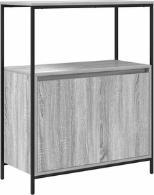 vidaXL Dulap de baie cu rafturi Gri Sonoma 76,5x35x95 cm