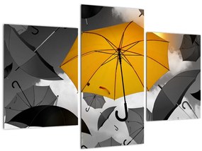 Tablou - Umbrelă galbenă (90x60 cm)