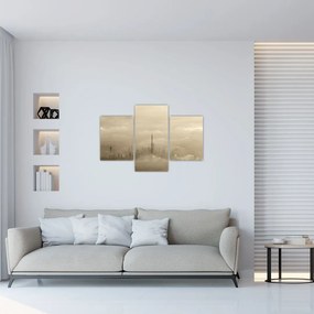 Tablou - Oraș în nori (90x60 cm)