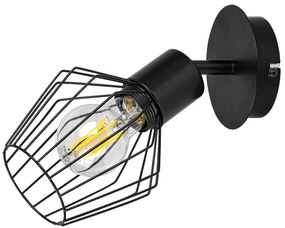 Aplica de perete metal stil industrial Belano