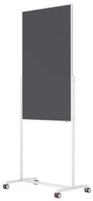 Tablă multifuncțională mobilă Magnetoplan Design 3în1, alb