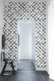 Fototapet, Patchwork Play, Grey, repetitiv, Rebel Walls