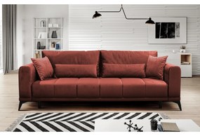 Canapea extensibilă, teracota, GRACE BIG SOFA