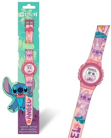 Disney Lilo și Stitch Pink Angel ceas digital