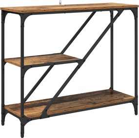 vidaXL Masă de consolă Lemn Vechi 88,5 x 30 x 75 cm Lemn compozit