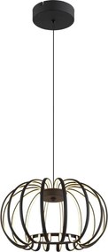 Lustra LED suspendata moderna RIBBON negru