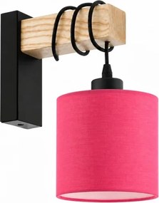 BRILAGI - Aplica de perete NUBILA 1xE27/60W/230V maro/negru/roz