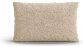 Pernă pentru canapea bej cu tapițerie din țesătură bouclé Poppy – Micadoni