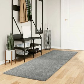 vidaXL Covor pufos &quot;PAMPLONA&quot; cu fire înalte, verde modern, 80x250 cm