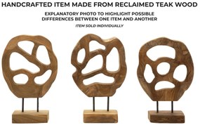 Mauro Ferretti Sculptura Lubang Tec cm 25X10X38 | Aosom Romania
