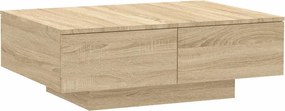 vidaXL Măsuță de cafea, stejar sonoma, 90 x 60 x 31 cm, lemn prelucrat