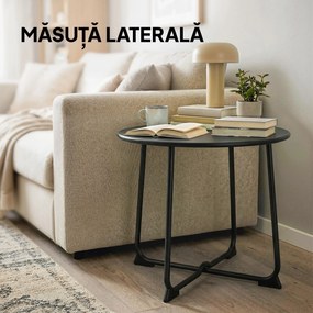 Outsunny Masă de Cafea Măsuță joasă din fier | Aosom Romania