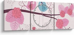 Tablou - Timpul de iubire (cu ceas) (90x30 cm)