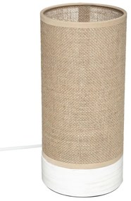 Lampă de noptieră cu o nuanță naturală