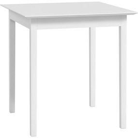 HOMCOM Masă de Bucătărie Masă Pătrată, design modern, 75 cm x 75 cm x 76 cm, Alb | Aosom Romania