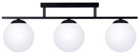 Plafoniera Moderna, 3xE14, Negru, Globe