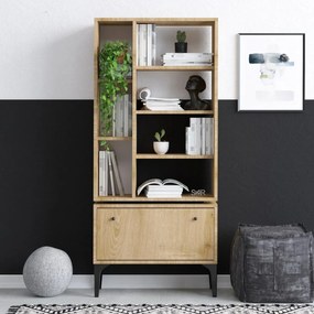 Bibliotecă Fix Black and Oak
