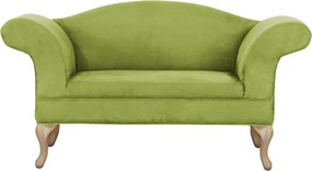 Canapea, verde/stejar, FABRICIO