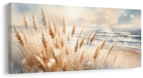 Tablou iarbă de pampas la mare
