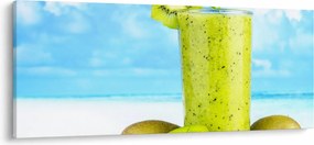 Tablou - smoothie kiwi (120x50 cm)
